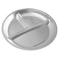 thumbnail image 4 of Cartoon Divided Dinner Tray Canteen Divided Tray Food Plate 3-compartment Tray, 4 of 8