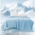 thumbnail image 5 of ROSEKIND Super Cooling Breathable Heat Dissipation Moisture Wicking Summer Throw Blanket, Soft Lightweight Quilt for Hot Sleepers Bedroom All Seasons Throws Blankets,90x90inch., 5 of 8