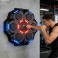 thumbnail image 5 of WEGFTDUOP Smart Music Boxing Electronic Wall Targets ABS Material 6-Target Bluetooth Audio LED Display Adjustable Height No-Drill Home Family Fitness Response Speed Training Equipment, 5 of 9