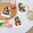 thumbnail image 6 of Diamond Art Painting Christmas Greeting Cards Set, 3D Folding Diamond Art Christmas Cards with Envelopes for Family, Friend, Lovers-11-Christmas Snowman, 6 of 9
