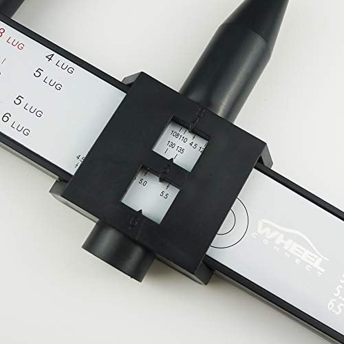 Misuratore PCD Per Ruote Auto - 4/5/6/8 Bulloni, In Plastica, Con Misure Pollici E Metriche - Foto 6