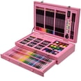 thumbnail image 2 of Art Set Sunnyglade Deluxe - Caja de madera (145 unidades), color rosa, 2 of 6
