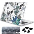 thumbnail image 1 of Mektron pour MacBook Air 13 Étui A1466/A1369 (Sortie 2010-2017), Coque Rigide en Plastique à Encliqueter pour MacBook Air 13.3 Pouces avec Protection de Clavier, Fleurs Rétro, 1 of 4