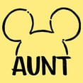 thumbnail image 2 of Junior's Mickey & Friends Aunt Line Ears Racerback Tank Top, 2 of 4