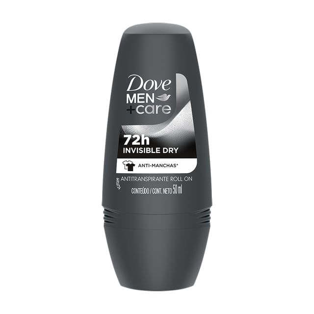 Antitranspirante Dove Men+Care invisible dry en roll on para caballero 50 ml