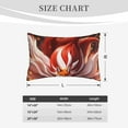 thumbnail image 4 of Uemuo Red Leaf Flame Fox Print Throw Pillow Case – Cozy & Soft Cushion Cover, Hypoallergenic Pillow Case for Sleeping, Perfect for Women with Envelope Closure-20"x30", 4 of 6