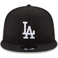 thumbnail image 2 of Gorra New Era MLB 9Fifty Los Angeles Dodgers, negro y blanco, 2 of 7