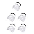 thumbnail image 1 of Guardoinrt Retro Style Universal Bubble Jet Visor For Motorcycle Helmet Windproof And Shockproof PC Transparent Color 5Set, 1 of 6