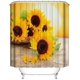 thumbnail image 1 of Sunflower Shower Curtain for Bathroom, Cool Waterproof Polyester Fabric Bathroom Set 12PCS Hooks ( 72' W by 72' L), 1 of 4