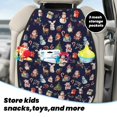 thumbnail image 5 of Naloa Christmas Critters Delight 2Pcs Anti-Kick Back Seat Cover Kick Mat, Car Seat Protector with 3 Storage Pockets, 5 of 8