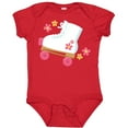 thumbnail image 3 of Inktastic Roller Skate Flowers Girls Baby Bodysuit, 3 of 5