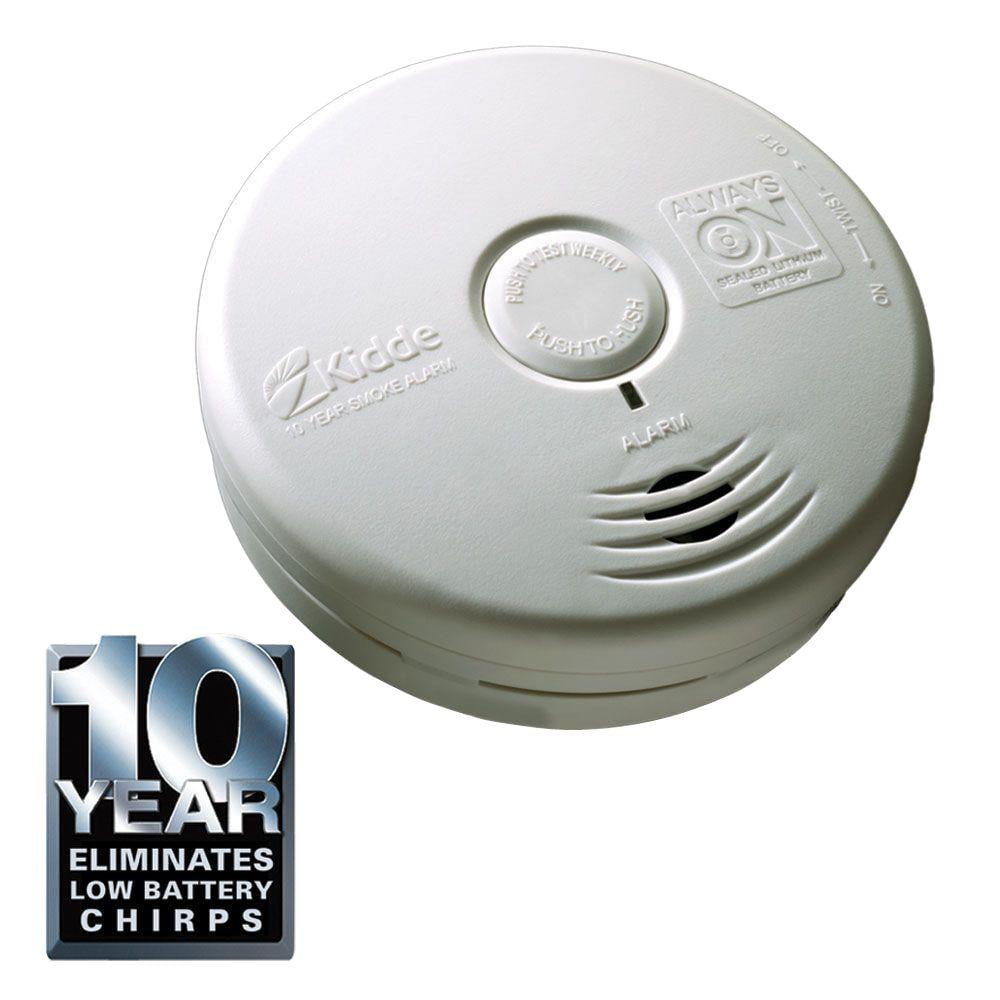 Worry Free 10Year Living Area Sealed Lithium Battery Operated Smoke