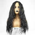 thumbnail image 1 of BAIFUMEI Black Wig Long Brazilian Curly Hair Synthetic Wig Daily-Use with Wig Cap, 1 of 5