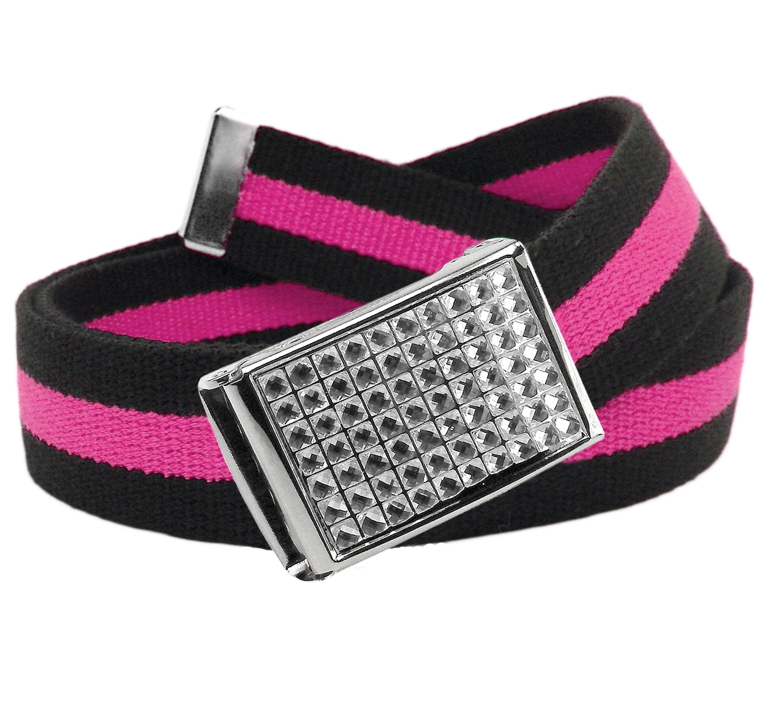 Build A Belt Girls School Uniform Belt Sparkly Crystal Easy Clamp