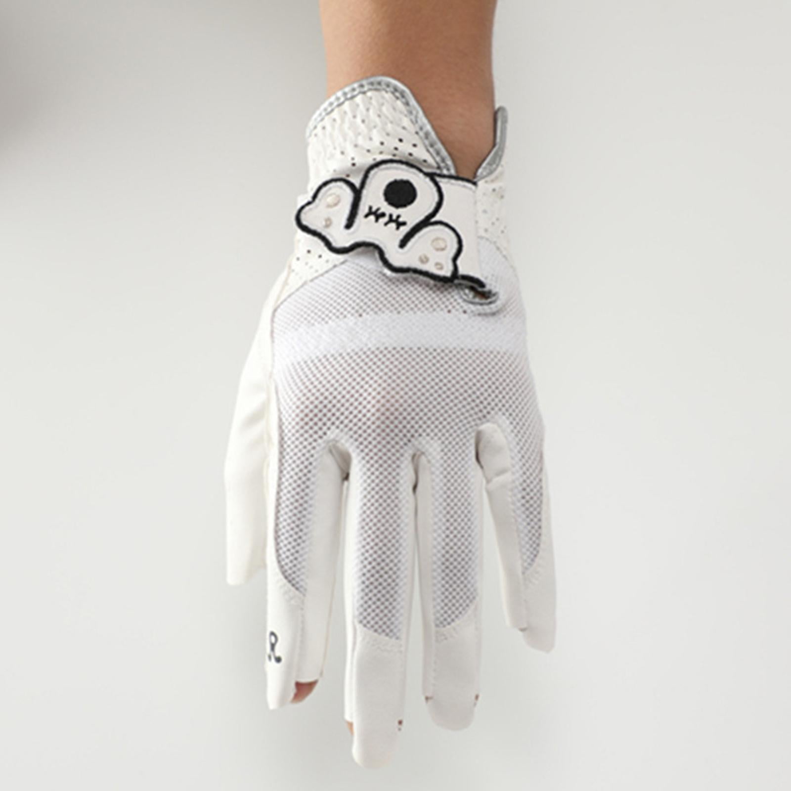 harayaa 2x Golf Glove Men Women Left Hand Soft Micro Fiber Comfortable