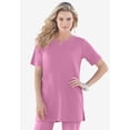 thumbnail image 2 of Roaman's Women's Plus Size Soft Knit Tunic With Notch Neckline, 2 of 6