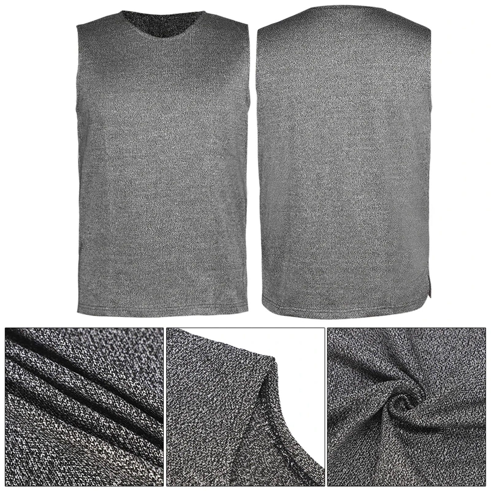 Anti Stab Vest Cut Resistant Clothing Level 5 Protective Vest Cut Resistant Anti Slash Stab Round Neck Waistcoat Safety Supplies ,More Durable