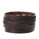 thumbnail image 1 of Cinturón de Cuero Ancho Sunnimix para Hombres y Mujeres Joyería Marrón Pulsera de Correa Multicapa, 1 of 7