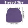 thumbnail image 4 of Chair Cushion With Ties, Thick Seat Cushion, D-Shaped Chair Pad, Chair Pad With Straps, Dining Chair Cushion, Home Decor Cushion, Foam Seat Cushion, Kitchen Chair Cushion, 17.32X16.14inch, 4 of 4