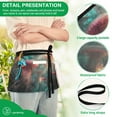 thumbnail image 4 of Yayeee Waist Apron with Pockets for Cooking Waterproof Half Server Aprons, Psychedelic Forest, 4 of 7