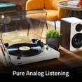thumbnail image 2 of Fluance RT81+ Elite HiFi Vinyl Turntable (White) and Ai41 Powered Bookshelf Speakers (Lucky Bamboo) Bundle: High Fidelity Sound, Integrated Amplifier, Audio Technica Cartridge, 2 of 8