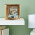 thumbnail image 2 of Juvale Wooden Honeymoon Fund Box - Rustic Wedding Decor Accent - Freestanding & Wall-Mounted Card Box for Honeymoon - Registry Must-Haves - 7 x 7 x 1.8 in, White, 2 of 10