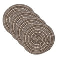 thumbnail image 1 of Uxcell 4 Pcs Manteles Individuales Redondos Tejidos, Mantel Lavable de 4.3 Pulgadas Resistente al Calor, Decorativo para Mesa de Comedor de Cocina, 1 of 7