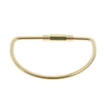 thumbnail image 3 of 5 Piezas De Latón Duradero Cerradura De Tornillo Llavero Clip Gancho Corchete O / D / A Forma Forma D Macarena llavero de mosquetón, 3 of 8
