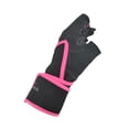 thumbnail image 2 of Lumintrail Half Finger Sports Exercise Gloves Anti-Slip Gel Padding Wrist Wrap Mens Womens Breathable Lycra Washable Weight Lifting Fitness Cycling, 2 of 5