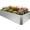 6x3x2FT Silver, variant on 10x2x1FT Galvanized Raised Garden Bed Outdoor Patio, Large Rectangular Metal Planter Boxes,Plant Container Kit for Gardening, Vegetables, Flowers, Herbs,Silver,1 Pack