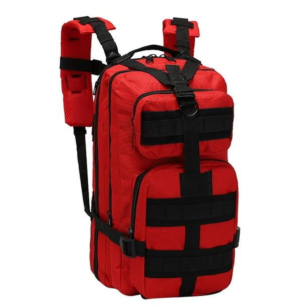 Mochila al aire libre 600D Oxford 25L deportes senderismo mochilas grandes bolsa roja Likrtyny Para Estrenar