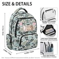 thumbnail image 7 of KUIFORTI Fish Camouflage Girls School Bag Kids Backpack with Multiple Organizer Pockets Front Pockets for Teens Elementary Middle Back to School Supplies, 7 of 7