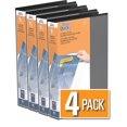 thumbnail image 1 of QuickFit Heavy Duty Round Ring  Legal Portrait Spreadsheet View Binder, 4 Pack (1.5" Black), 1 of 3