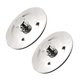 thumbnail image 1 of Leak-Proof Tub Stoppers For Bathtub Drain Covers 2Pcs Square Stainless Steel Bathroom Accessories Home Bathing Use, 1 of 3