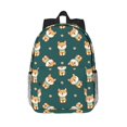 thumbnail image 1 of Disketp Cute Shiba Mochila Escolar de 15 Pulgadas, Mochila Ligera para Estudiantes, Viajes y Trabajo, Cómoda y Resistente para el Uso Diario, 1 of 6