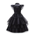 thumbnail image 4 of Girls Dress Set Sleeveless Ruffle Princess Dress Halloween Party Cosplay Costumes 4 Pcs, 4 of 8