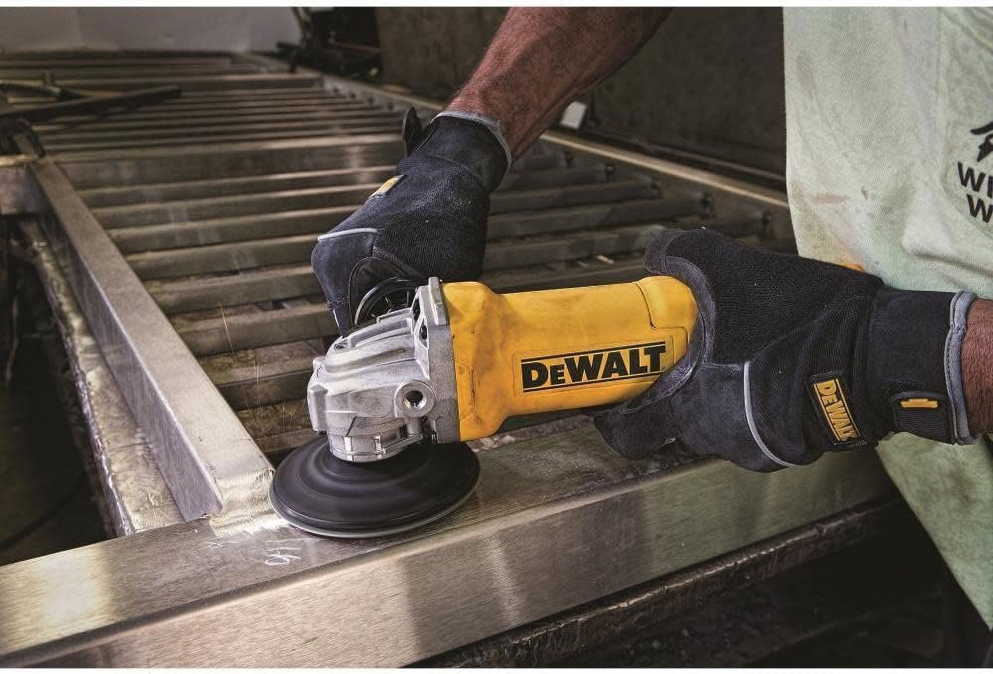 DEWALT Small Angle Grinder 4-1/2 In 11 Amp - 1 Speed - Yellow