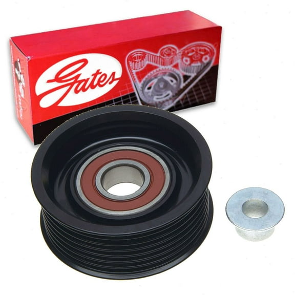 Gates DriveAlign Drive Belt Idler Pulley compatible with Nissan Xterra 4.0L V6 2005-2015