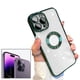 thumbnail image 1 of Cubiertas de teléfonos celulares con marca de fuga de patrones de revestimiento de CD para Iphone 11/11 Pro / 11 Pro MaxGreen para iPhone 14, 1 of 2