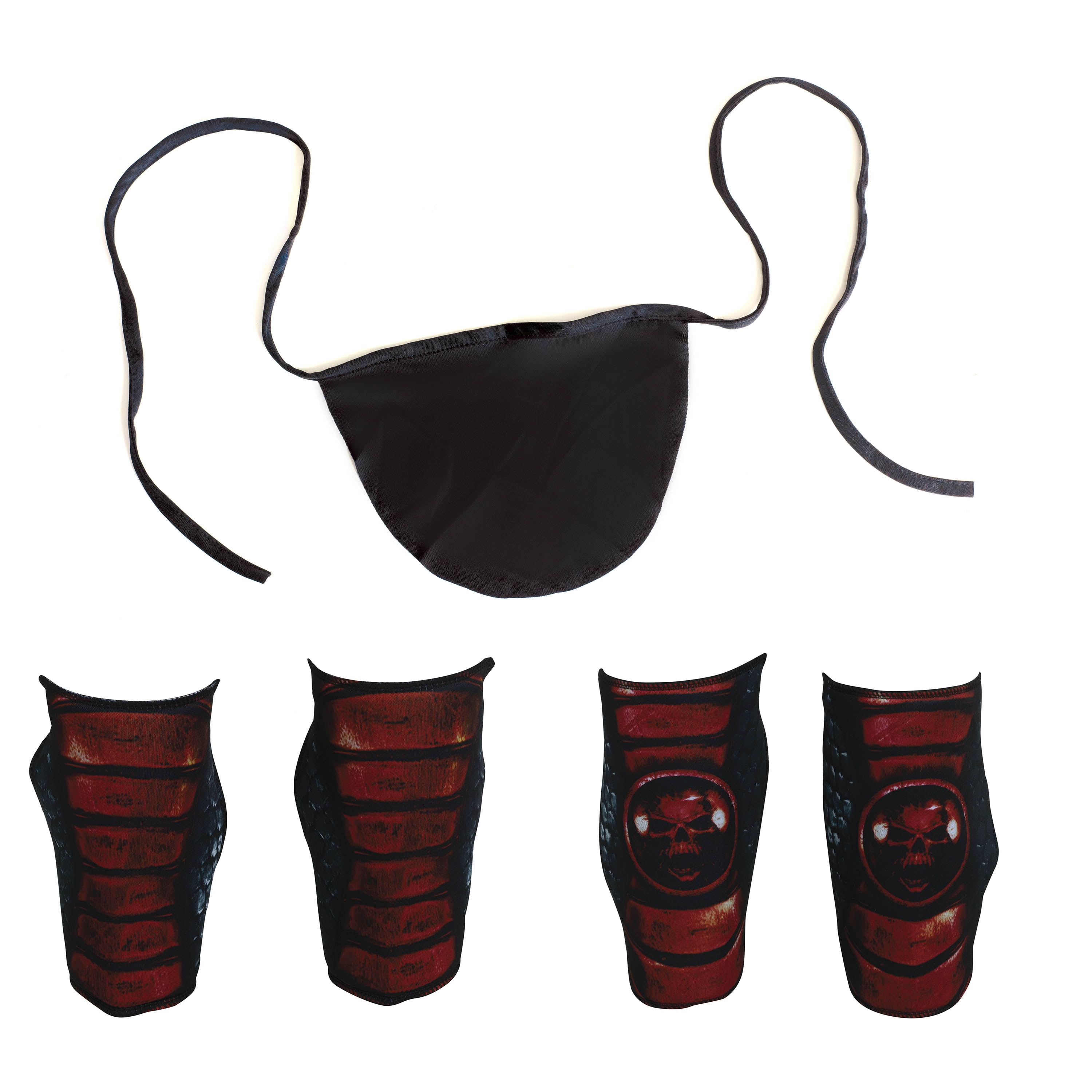 Red Cobra Ninja Halloween Costume for Children, Boys Size S (6/7), by Fun World