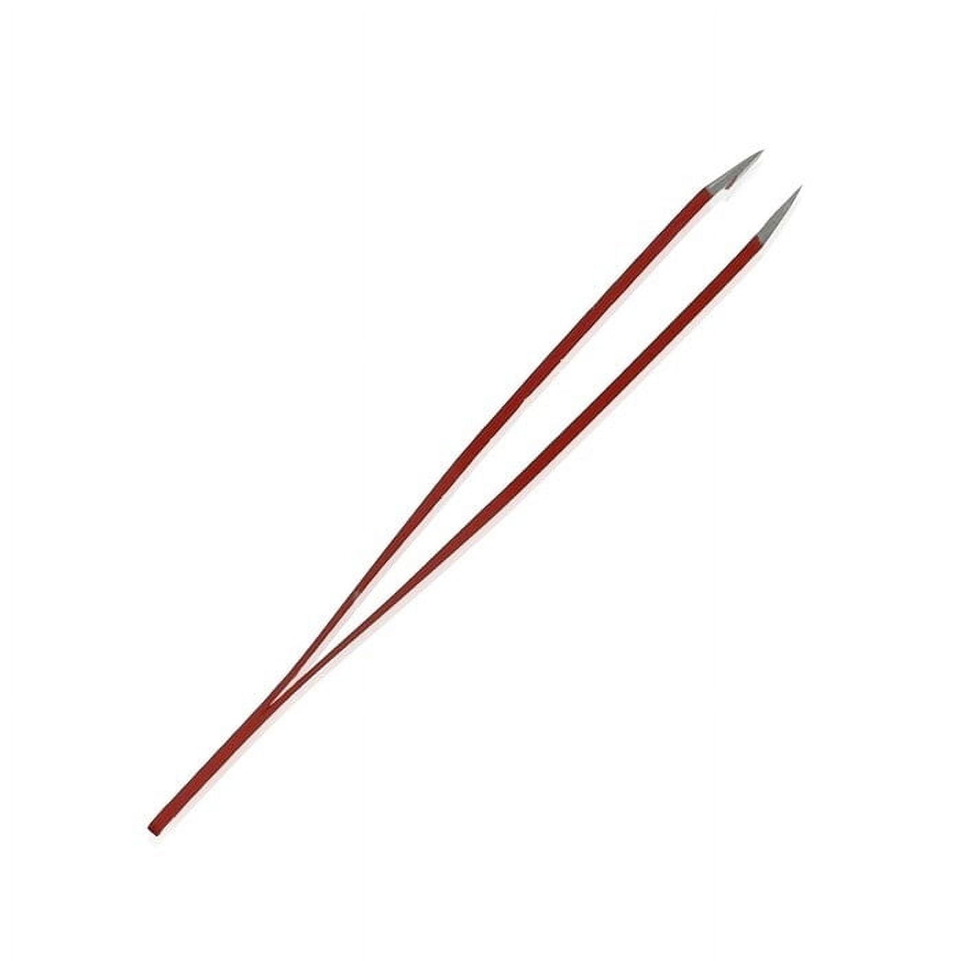 Rubis Classic Slanted Tip Tweezer, Red
