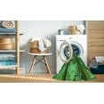 thumbnail image 2 of Ahgly Company Machine Washable Indoor Rectangle Transitional Deep Emerald Green Area Rugs, 2' x 4', 2 of 7