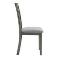 thumbnail image 4 of Furniture of America Mente Wood Padded Side Chairs in Gray (Set of 2), 4 of 8