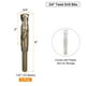 thumbnail image 2 of Uxcell 3pcs 3/4" Brocas de Tornillo, Broca de Acero de Alta Velocidad M35 Cobalto para Metal, 2 of 6