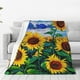 thumbnail image 1 of Balery Landscape With Sunflowers Manta de Felpa Suave y Acogedora – Cobija de Franela Aterciopelada para Cama, Lavable y Cálida para Sofá, Mascotas, Transpirable-60"x50", 1 of 7