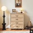 thumbnail image 5 of Joaxswe 37.1" Tall Dresser for Bedroom with 4 Drawers, Drawer Dresser with Storage Freestanding, Wooden Closet Storage Chest for Living Room,Entryway, 5 of 7