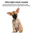thumbnail image 5 of Unique Bargains  Breathable Soft Adjustable Basket Muzzle Black, 5 of 7