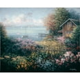 thumbnail image 2 of Boehme, Nicky 31x26 Black Ornate Wood Framed with Double Matting Museum Art Print Titled - Bays Domain, 2 of 4
