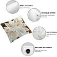 thumbnail image 6 of nygtbtfer Brown and Black Grey Throw Pillow Covers Coffee Tan Gray Outdoor Geometric Flower Decorative Pillows Cover Set of 2 Spring Summer Farmhouse Pillowcase for Bed Couch Sofa Decor White, 6 of 7