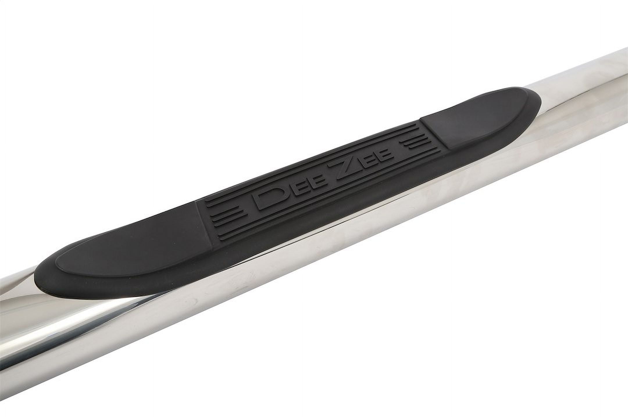 Dee Zee DZ372523 3" Round Stainless Steel Nerf Bars Fits select: 2015-2018 CHEVROLET SILVERADO K1500 LT, 2014 CHEVROLET SILVERADO K1500